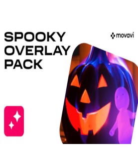 Movavi Video Editor Plus 2022 - Spooky Overlay Pack DLC Steam Key GLOBAL